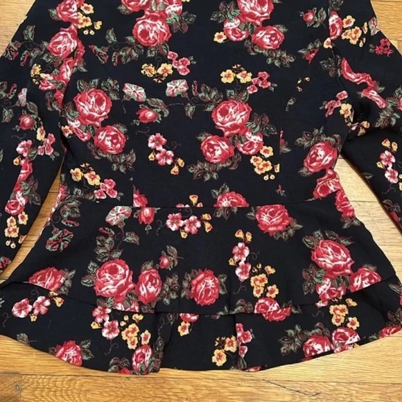 ModCloth Vintage-Inspired Floral Blazer – Size L - Picture 8 of 8